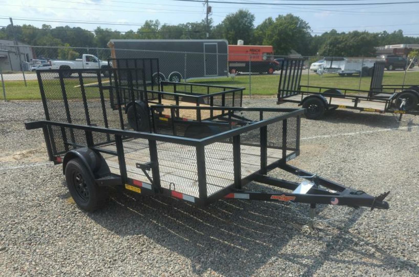 New 2025 Down 2 Earth Trailers 6x10 w/ 2ft Expanded Sides and Gate