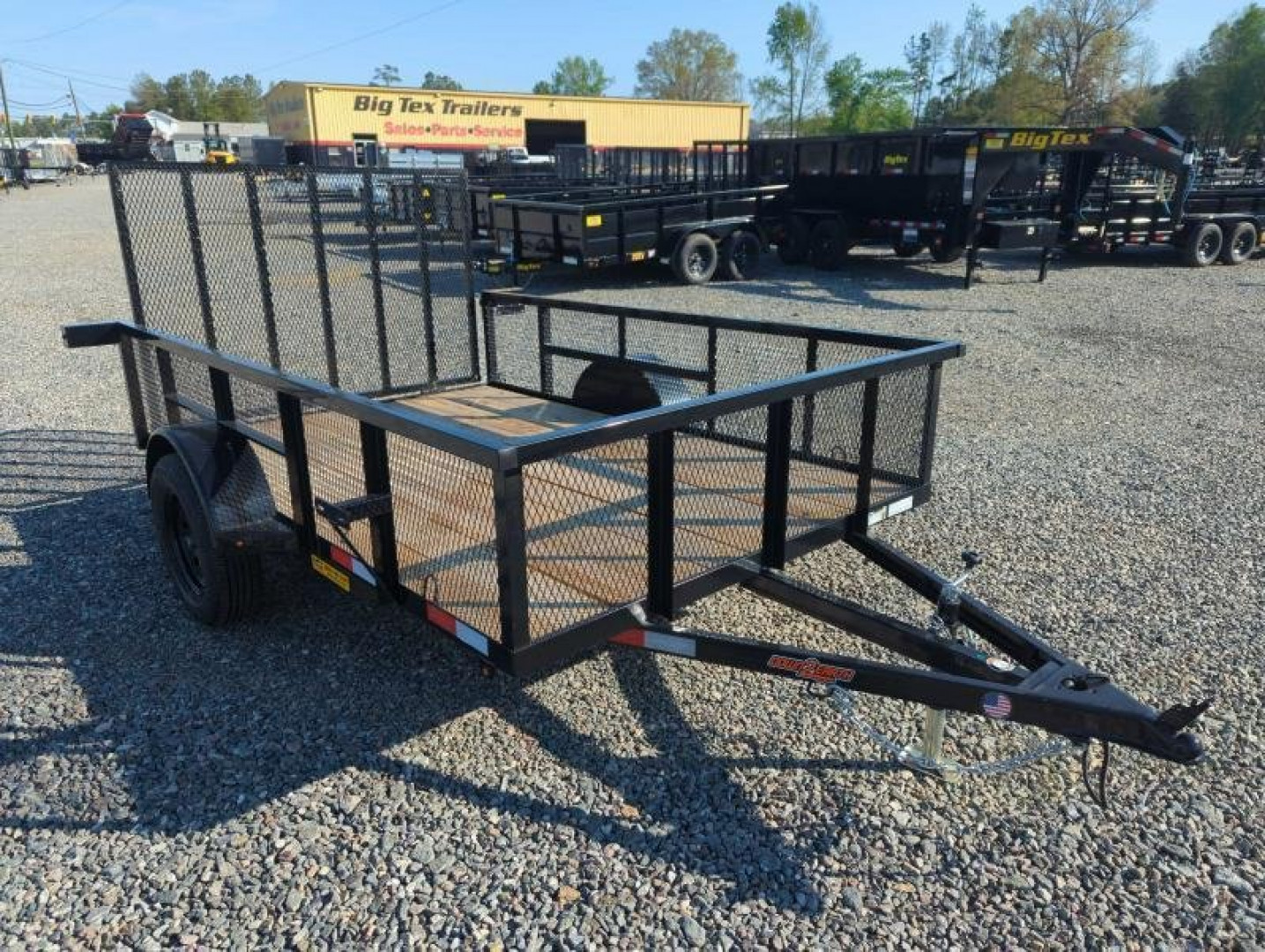 New 2025 Down 2 Earth Trailers 6x10 w/ 2ft Expanded Sides and Gate