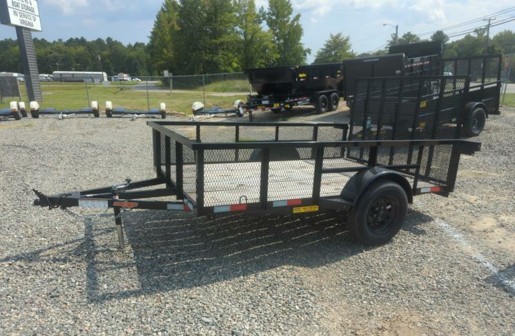 New 2025 Down 2 Earth Trailers 6x10 w/ 2ft Expanded Sides and Gate