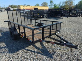 New 2025 Down 2 Earth Trailers 6x10 w/ 2ft Expanded Sides and Gate