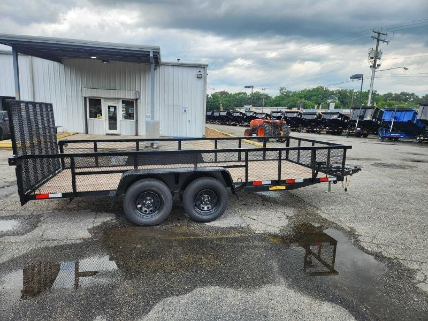 New 2025 Down 2 Earth Trailers 6x16 w/ Gate & 2' Exp Sides