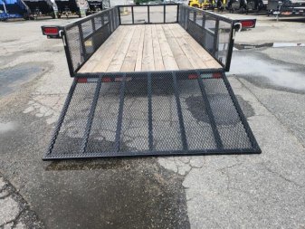 New 2025 Down 2 Earth Trailers 6x16 w/ Gate & 2' Exp Sides