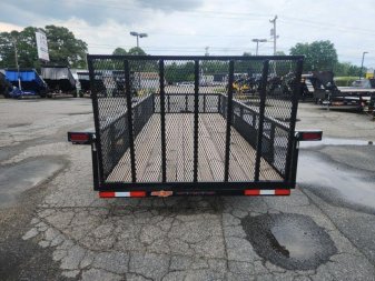 New 2025 Down 2 Earth Trailers 6x16 w/ Gate & 2' Exp Sides