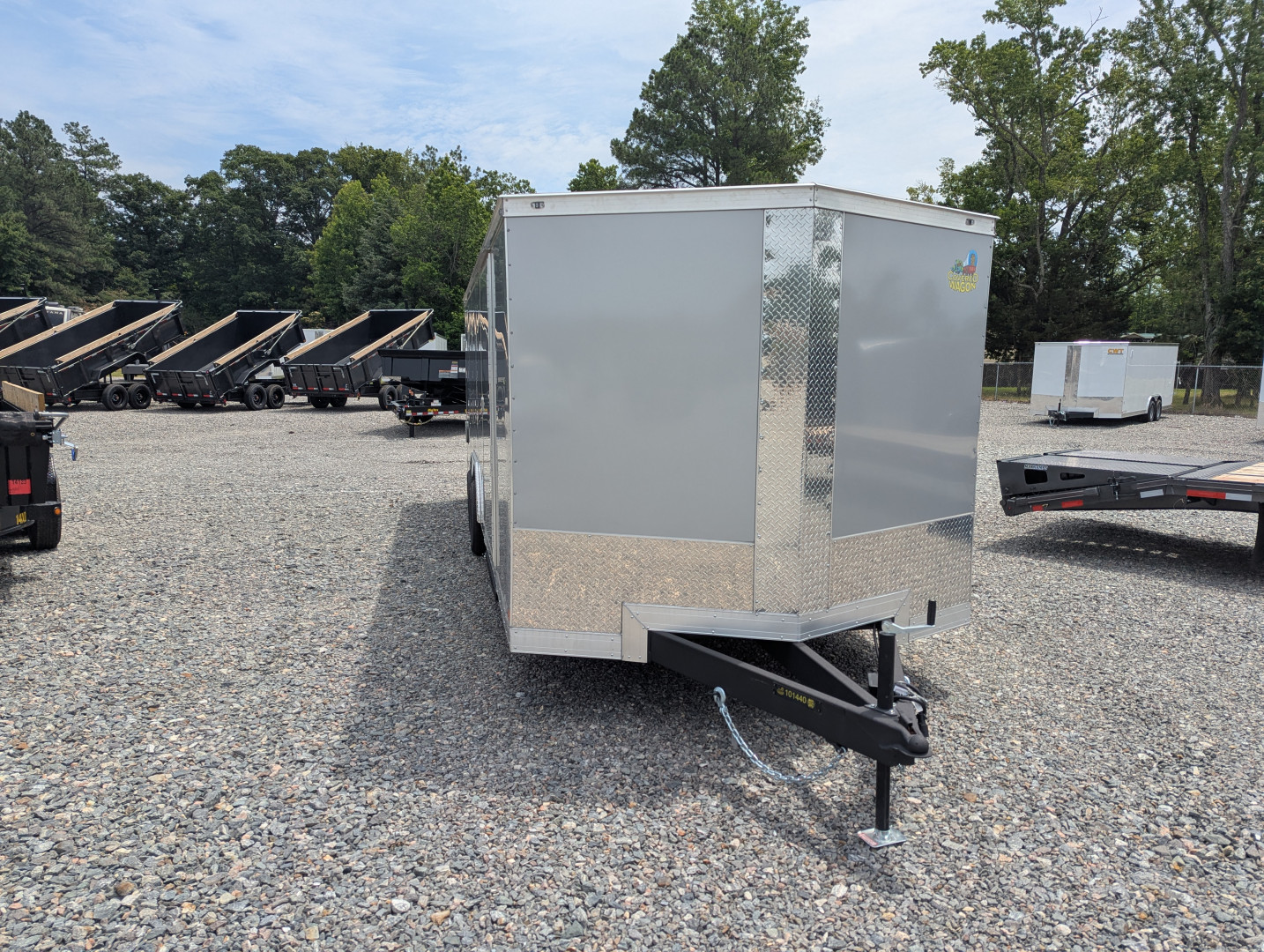 New 2025 Covered Wagon 8.5x24 10K Gold Series w/ Ramp & Escape Door