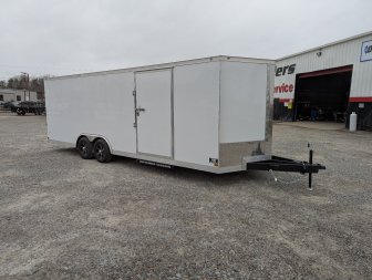 New 2025 Covered Wagon 8.5x24 10K Gold Series w/ Ramp, 7' Interior Height & Finished Interior
