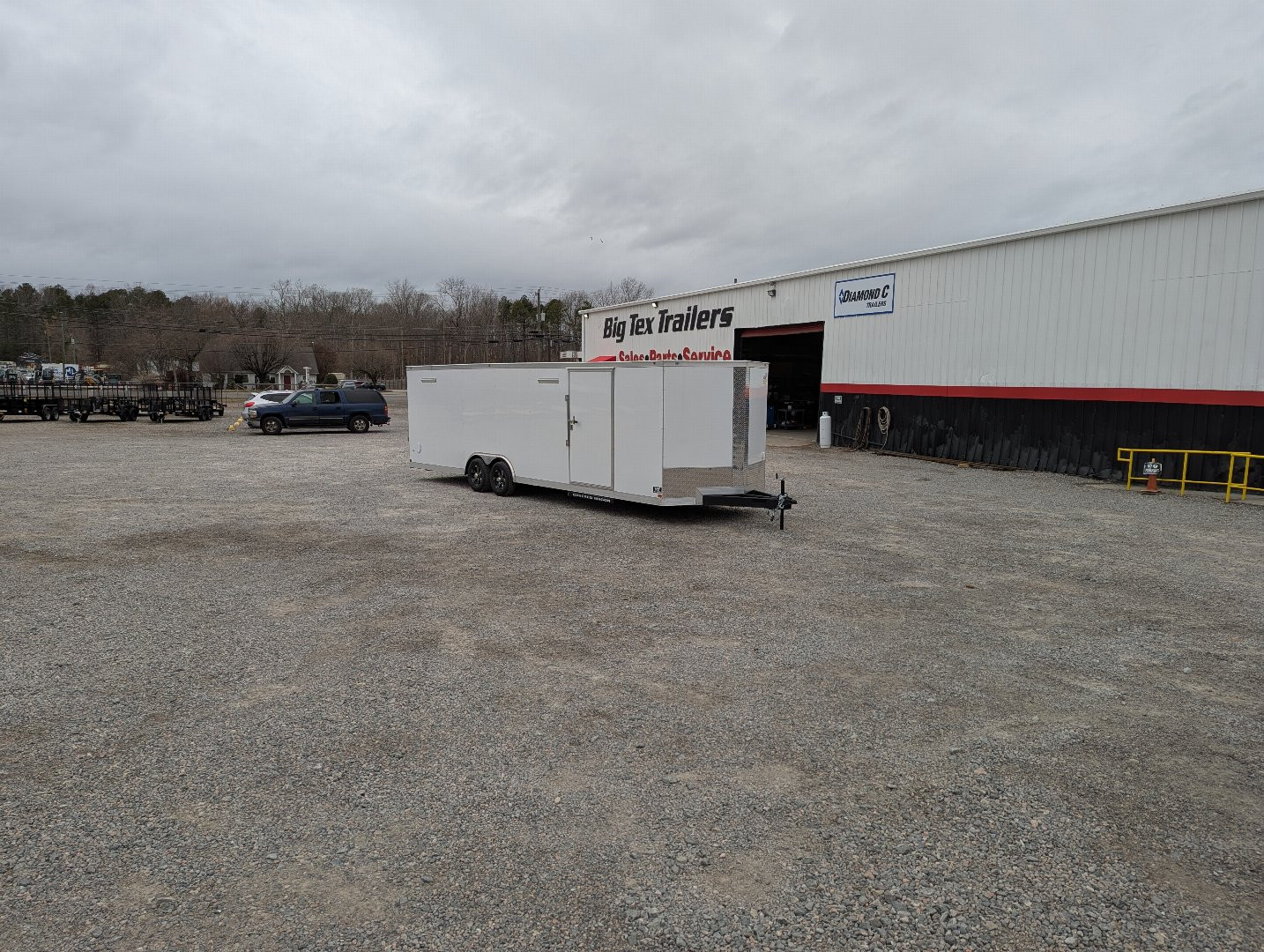 New 2025 Covered Wagon 8.5x28 10K Gold Series w/ Ramp, 7' Interior Height & Finished Interior