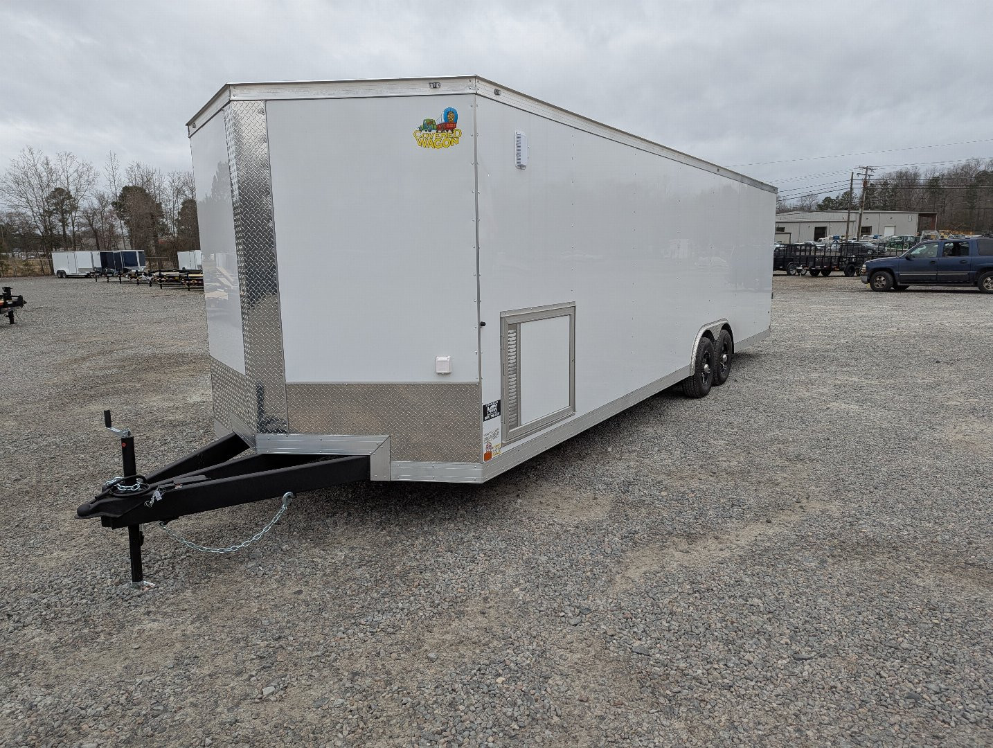 New 2025 Covered Wagon 8.5x28 10K Gold Series w/ Ramp, 7' Interior Height & Finished Interior