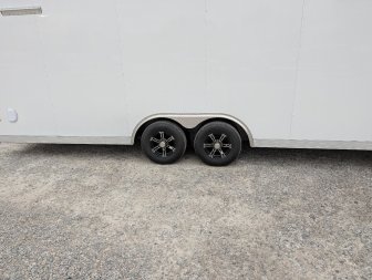 New 2025 Covered Wagon 8.5x28 10K Gold Series w/ Ramp, 7' Interior Height & Finished Interior