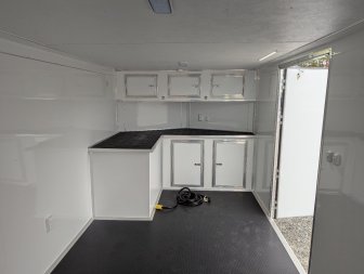 New 2025 Covered Wagon 8.5x28 10K Gold Series w/ Ramp, 7' Interior Height & Finished Interior