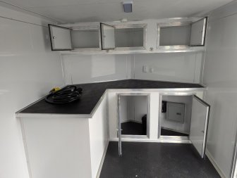 New 2025 Covered Wagon 8.5x28 10K Gold Series w/ Ramp, 7' Interior Height & Finished Interior