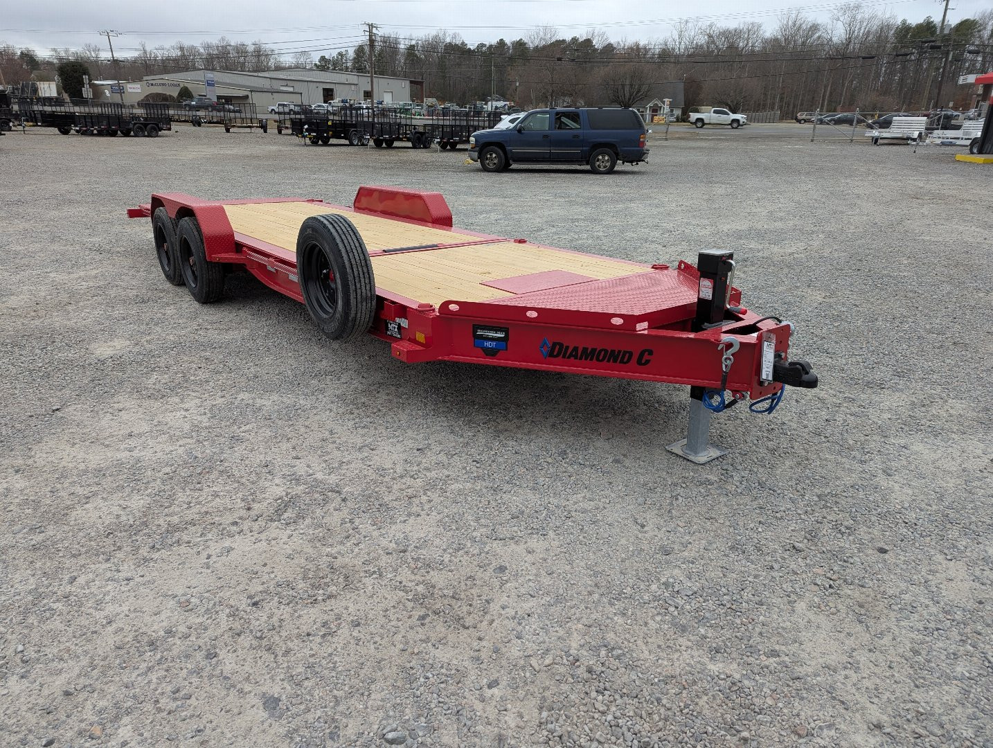 New 2025 Diamond C HDT 208 22' Tilt Equipment Trailer 18000 GVWR