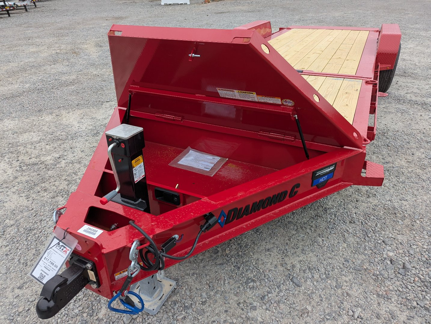 New 2025 Diamond C HDT 208 22' Tilt Equipment Trailer 18000 GVWR