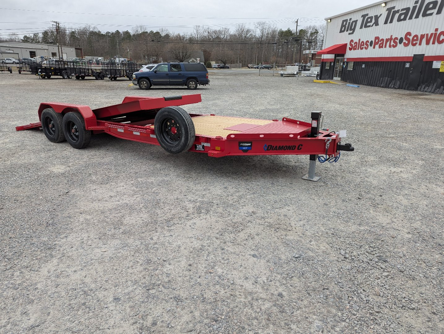 New 2025 Diamond C HDT 208 22' Tilt Equipment Trailer 18000 GVWR