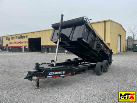 New 2025 Diamond C LPT 208 7x14 Pacesetter Edition Telescopic Dump Trailer 18000 GVWR