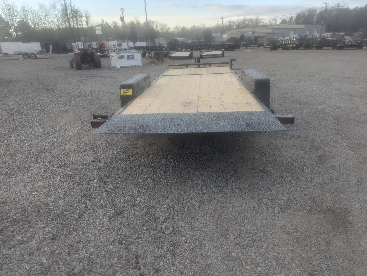New 2025 Down 2 Earth Trailers 22ft 14K w/ Wood Deck Gravity Tilt Carhauler