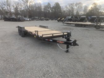 New 2025 Down 2 Earth Trailers 22ft 14K w/ Wood Deck Gravity Tilt Carhauler