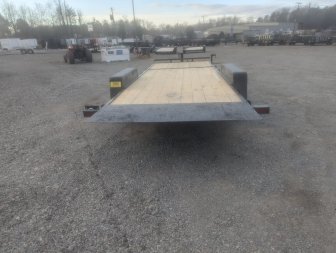 New 2025 Down 2 Earth Trailers 22ft 14K w/ Wood Deck Gravity Tilt Carhauler