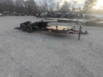 New 2025 Down 2 Earth Trailers 22ft 14K w/ Wood Deck Gravity Tilt Carhauler