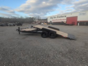New 2025 Down 2 Earth Trailers 22ft 14K w/ Wood Deck Gravity Tilt Carhauler