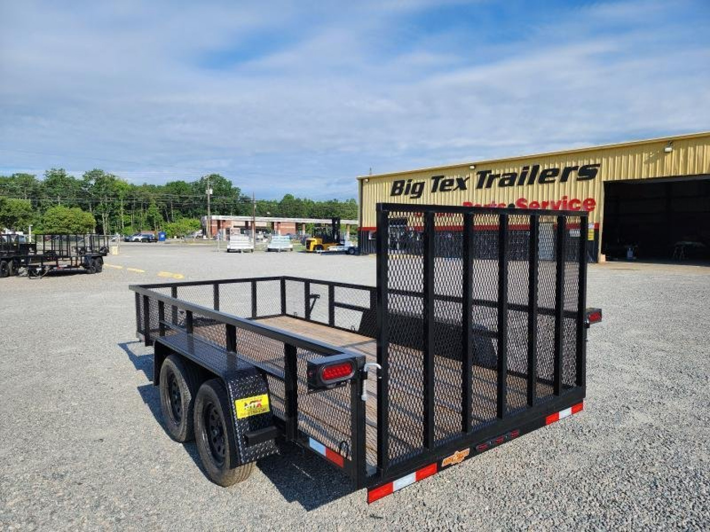 New 2025 Down 2 Earth Trailers 6x14 w/ Gate & 2' Exp Sides