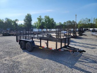 New 2025 Down 2 Earth Trailers 6x14 w/ Gate & 2' Exp Sides