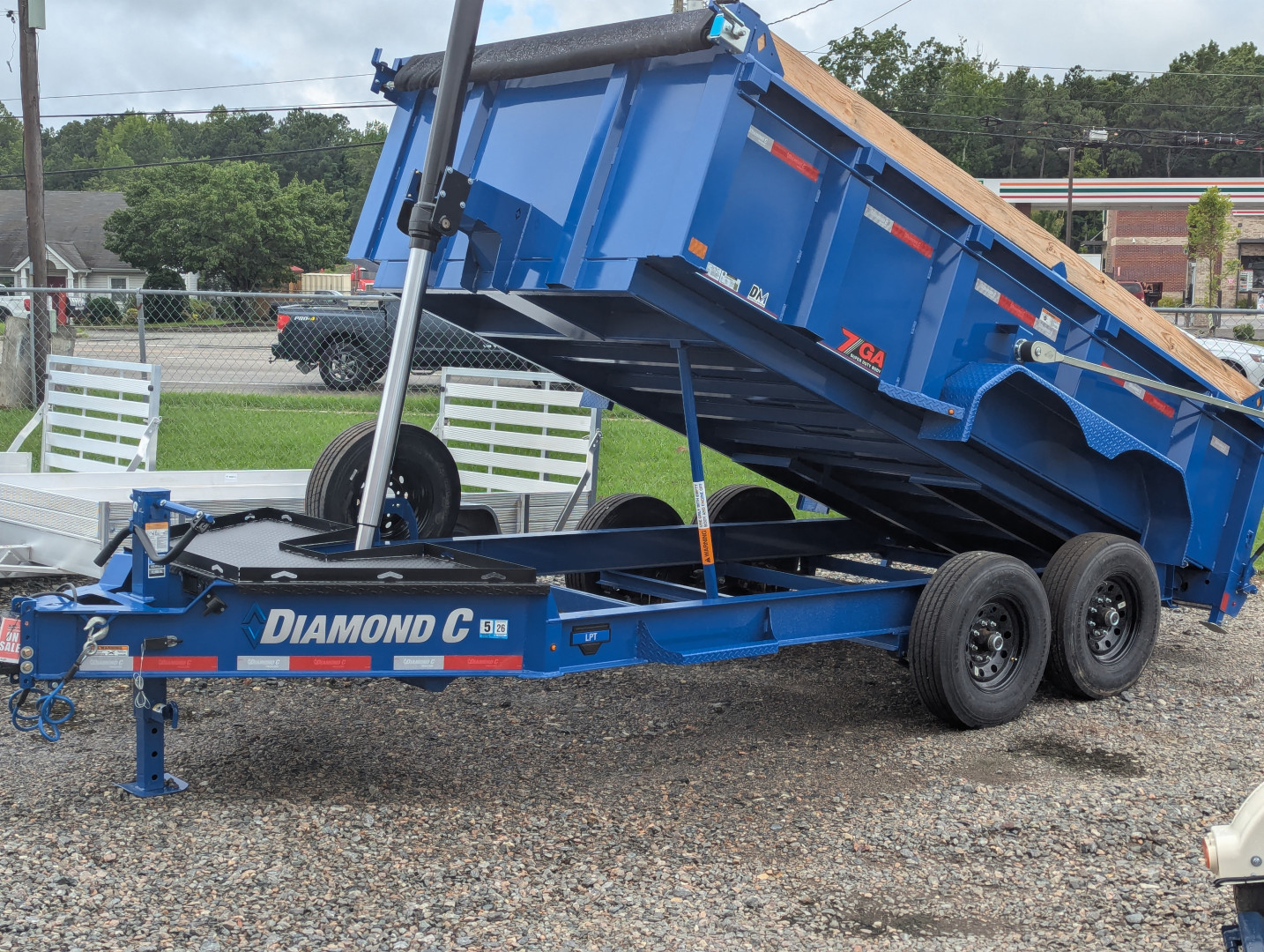 New 2025 Diamond C LPT 207 7x14 Telescopic Dump Trailer 14900 GVWR *Includes an instant $1500 rebate, ends Sept 26th*