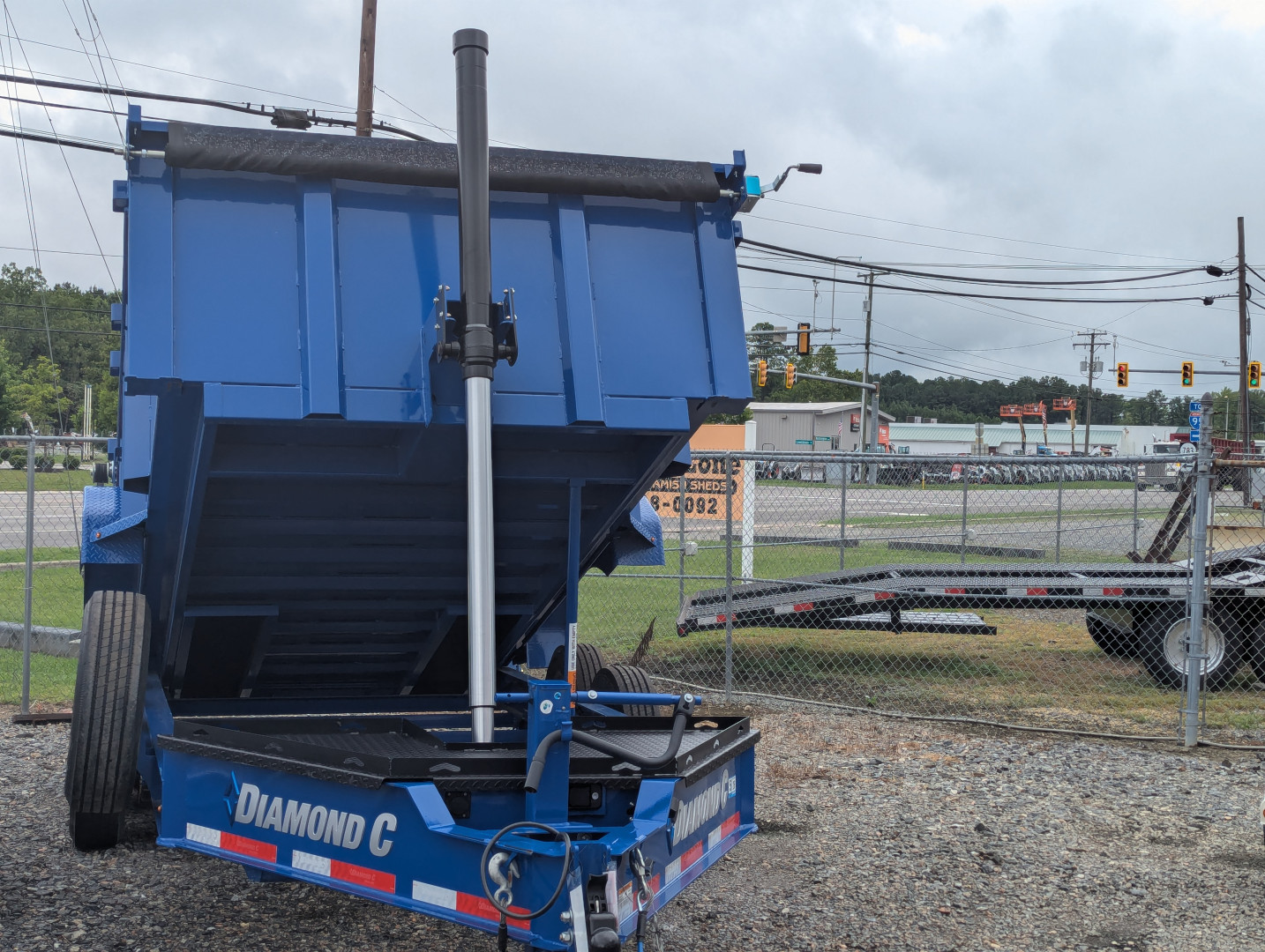 New 2025 Diamond C LPT 207 7x14 Telescopic Dump Trailer 14900 GVWR *Includes an instant $1500 rebate, ends Sept 26th*