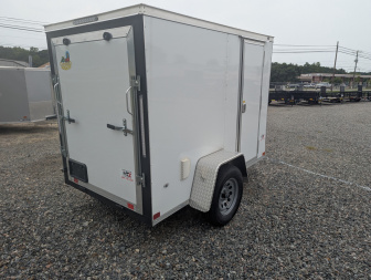 New 2025 Covered Wagon 5x8 Gold Series w/ Extra Height & Ramp