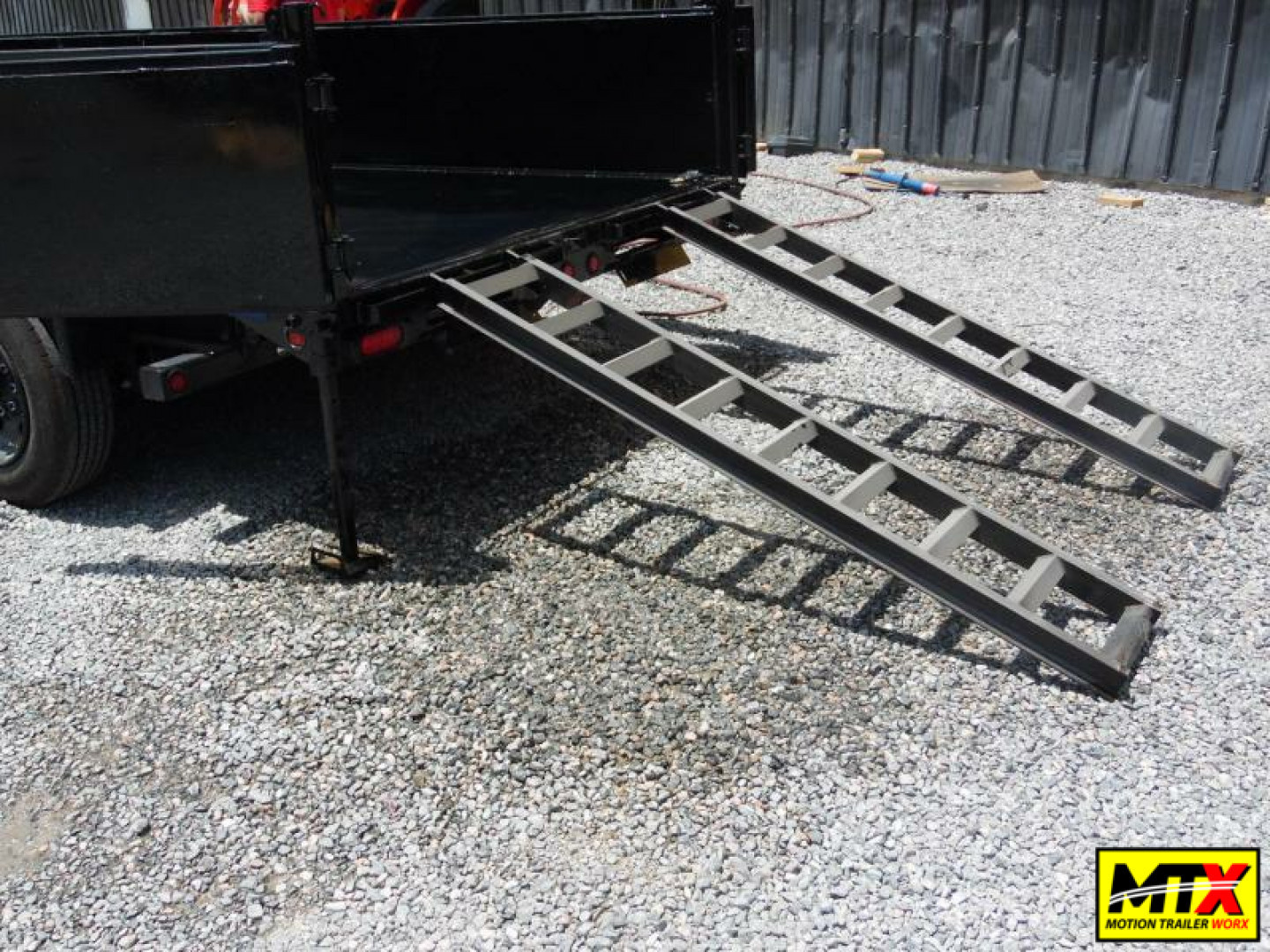 New 2024 Big Tex 7x14 16LP Low Pro 17500K Dump w/ Slide-In Ramps