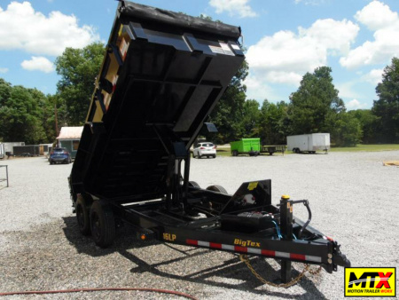 New 2024 Big Tex 7x14 16LP Low Pro 17500K Dump w/ Slide-In Ramps