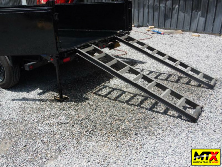New 2024 Big Tex 7x14 16LP Low Pro 17500K Dump w/ Slide-In Ramps