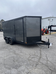 New 2025 Covered Wagon 7x14 Gold Series w/ Ramp and Blackout Package