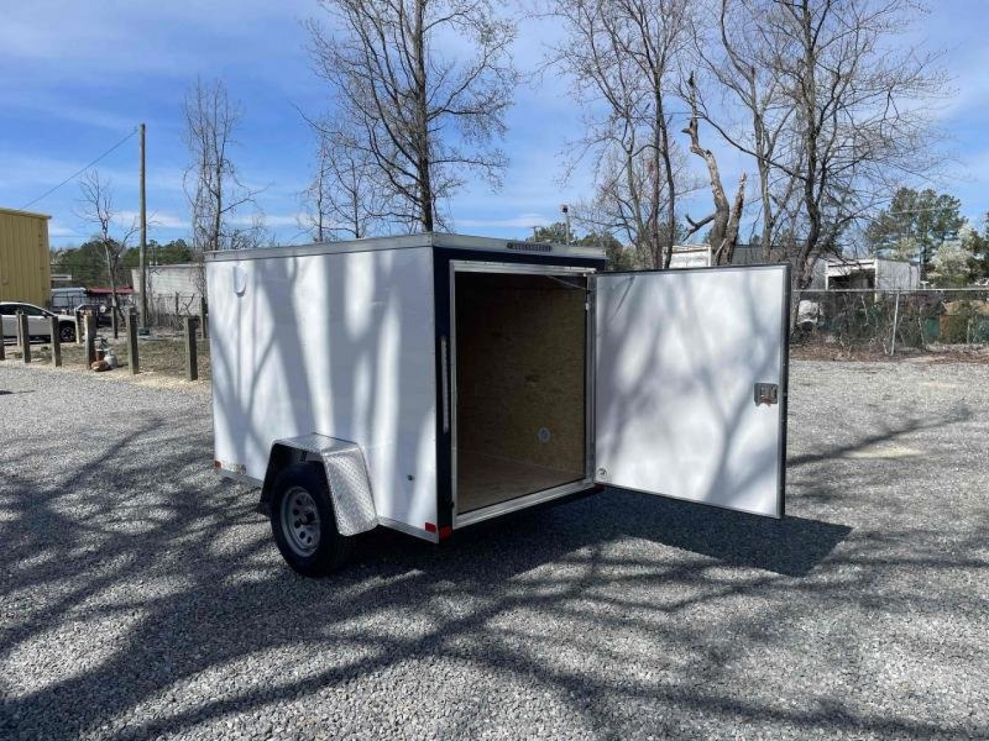 New 2025 Covered Wagon 5x8 Gold Series w/ Single Swing Door