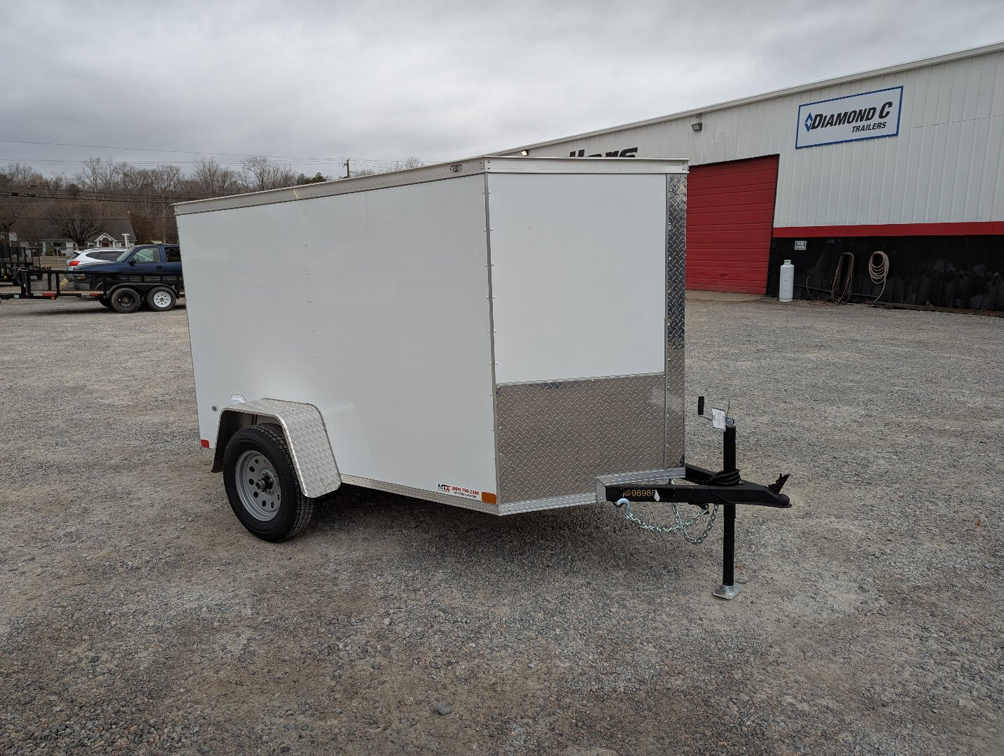 New 2025 Covered Wagon 5x8 Gold Series w/ Single Swing Door