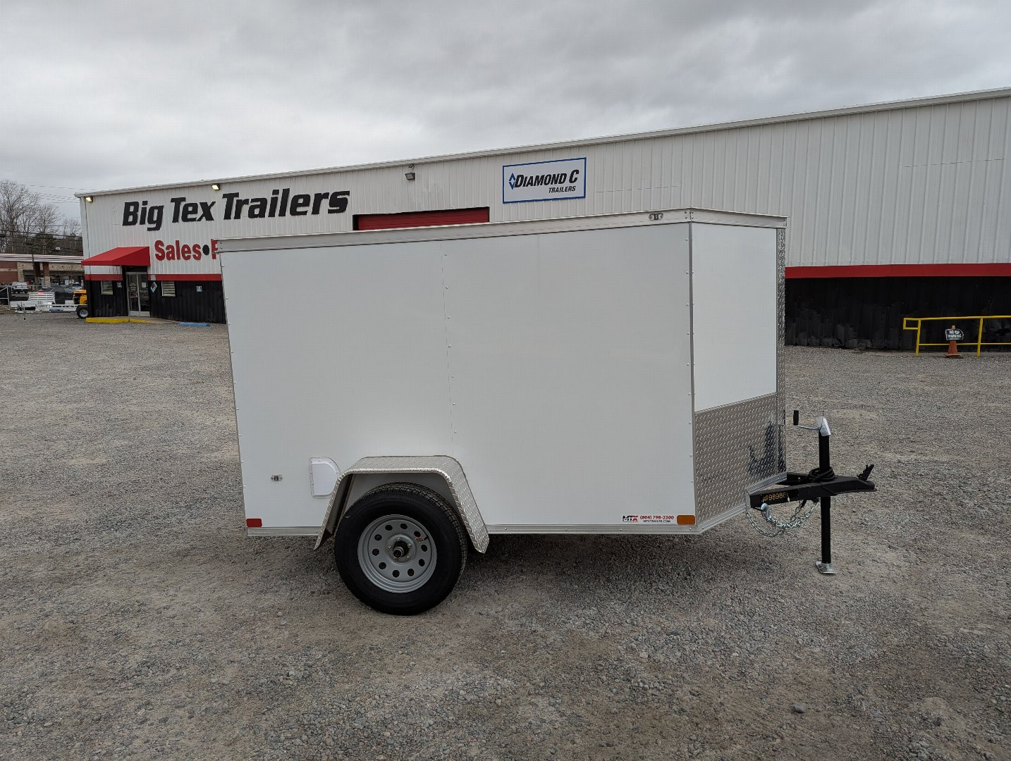 New 2025 Covered Wagon 5x8 Gold Series w/ Single Swing Door