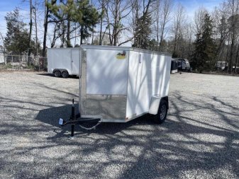 New 2025 Covered Wagon 5x8 Gold Series w/ Single Swing Door