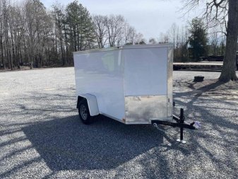 New 2025 Covered Wagon 5x8 Gold Series w/ Single Swing Door