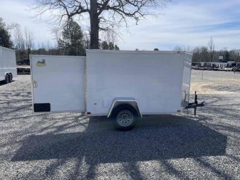 New 2025 Covered Wagon 5x8 Gold Series w/ Single Swing Door