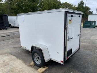 New 2025 Covered Wagon 5x8 Gold Series w/ Ramp Door