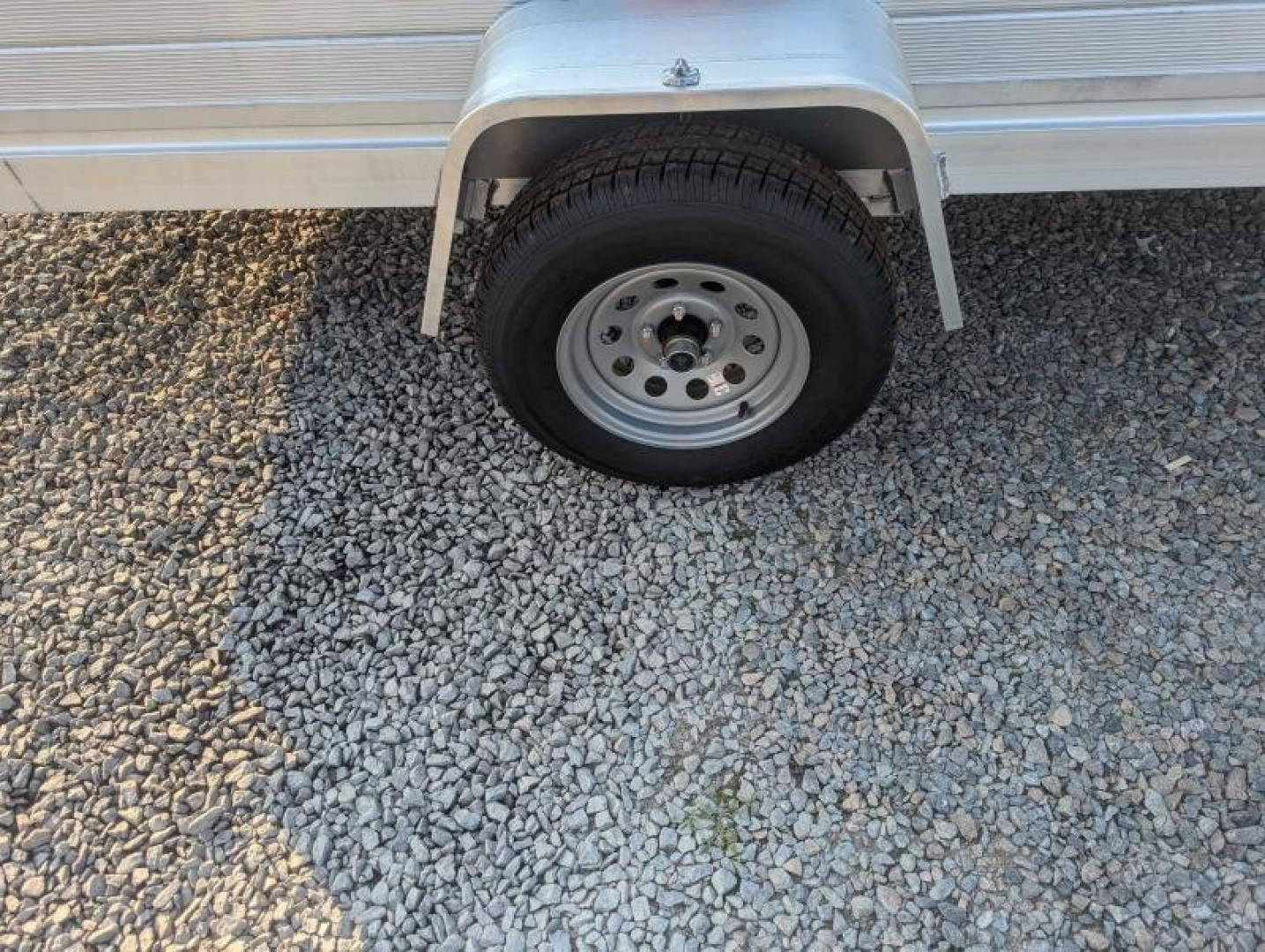 New 2025 ALUMA 6812H w/ 12" Solid Sides & Gate Utility Trailer