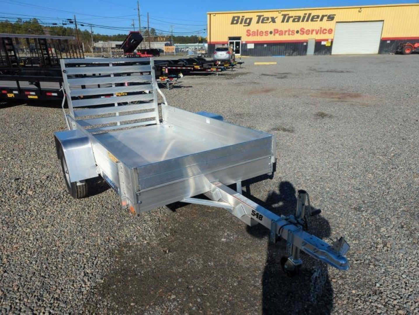 New 2025 Aluma 548 w/ 12" Solid Sides and Tailgate Utility Trailer
