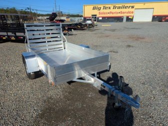 New 2025 Aluma 548 w/ 12" Solid Sides and Tailgate Utility Trailer