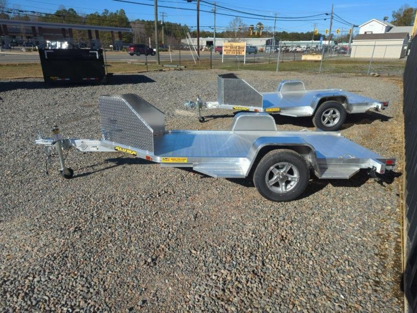 New 2025 Aluma MC10 Motorcycle Trailer