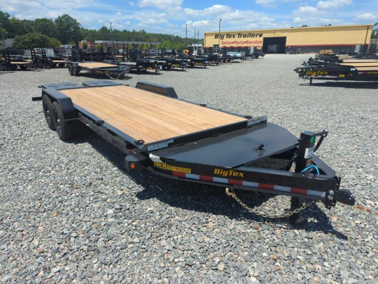 New 2025 Big Tex 20' 14EH 15K Equipment Trailer w/ Mega Ramps