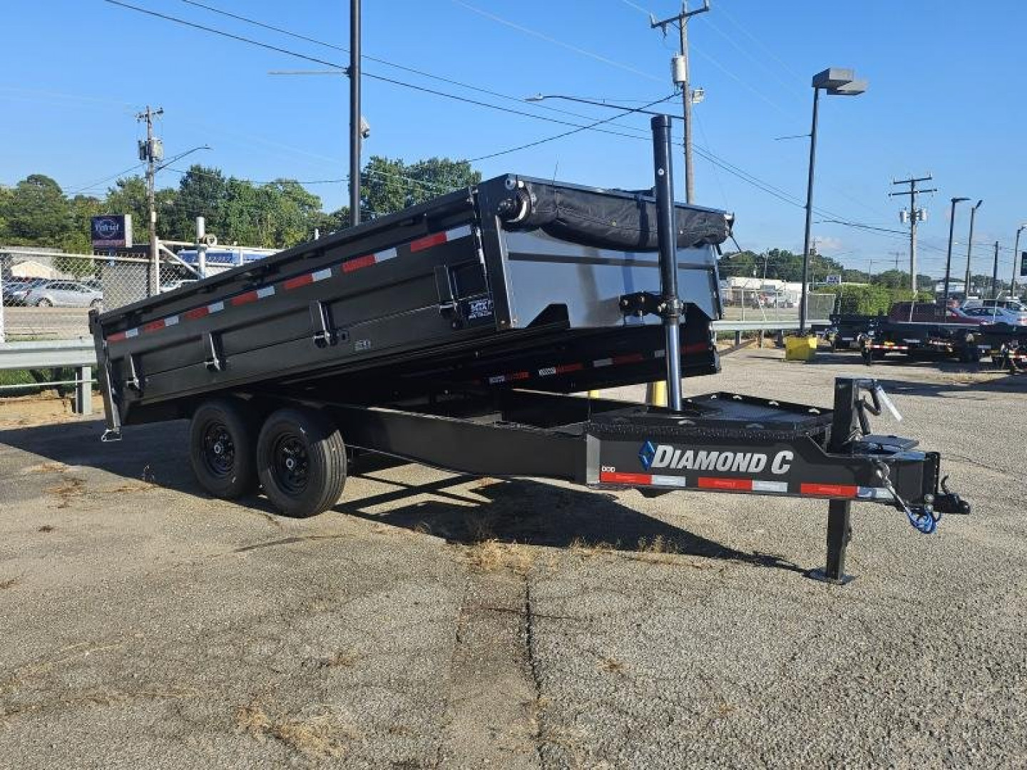New 2024 Diamond C  Deck-over Dump Trailer 15K GVWR