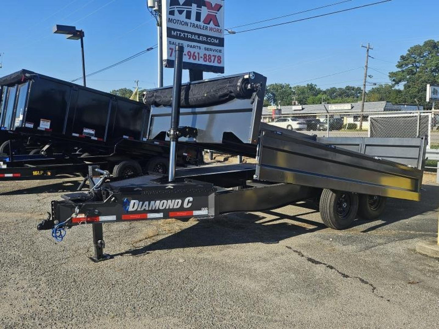 New 2024 Diamond C  Deck-over Dump Trailer 15K GVWR