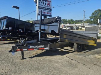 New 2024 Diamond C  Deck-over Dump Trailer 15K GVWR