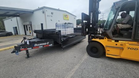 New 2024 Diamond C  Deck-over Dump Trailer 15K GVWR