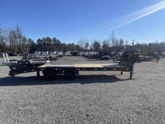 New 2025 Big Tex 20+5 22GN  Gooseneck w/ Fold Up Ramps 23900 GVWR