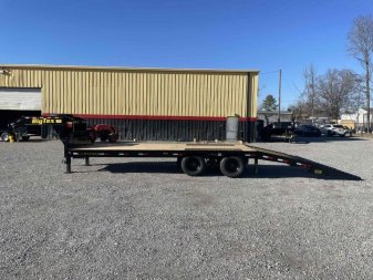 New 2025 Big Tex 20+5 22GN  Gooseneck w/ Fold Up Ramps 23900 GVWR